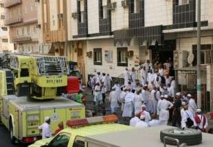​آتش سوزی در محل اقامت حجاج در مکه مکرمه