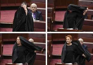 Australian PM reprimanded over burqa stunt