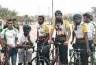 9حجاج يصلون إلى مكة بعد ان قطعوا 3000 كلم بدراجاتهم !