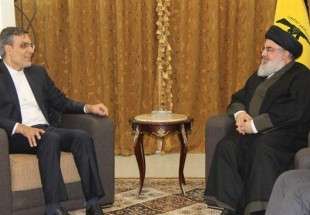 Iran diplomat, Nasrallah discuss ME issues
