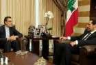 ​Lebanon’s prime minister holds talks with Iranian deputy