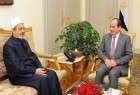 شیخ الازهر با رئیس جمهور مصر دیدار کرد