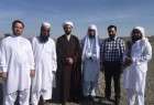 حضور دبیر اتحادیه جهانی جوانان مسلمان تقریبی در جمع نمازگزاران اهل تسنن جنوب کرمان