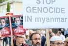 Protesters in Berlin slam violence against Rohingya Muslims