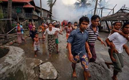 وزیر خارجه اندونزی وارد میانمار شد/اردن اقدامات وحشیانه علیه مسلمانان روهینگیا را محکوم کرد