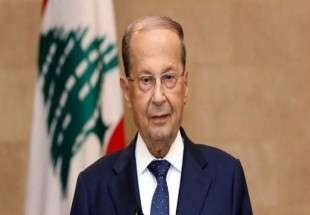 حمایت رئیس جمهور لبنان از حزب الله