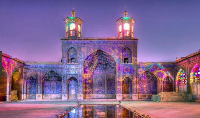 Nasir-Al-Mulk Mosque in Shiraz
