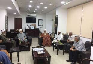 الشيخ ماهر حمود يستقبل وفدا من هيئة علماء فلسطين