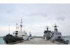 سفينتان حربيتان لجمهورية اذربيجان تصلان القاعدة البحرية الايرانية الرابعة