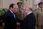 السيسي يؤكد للعبادي دعم مصر لوحدة أراضي العراق