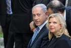 Israeli prime minister Benjamin Netanyahu seen with his wife Sara Netanyahu
