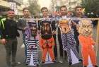 راهپیمایی 13 آبان در تهران برگزار شد/شمخانی: ملت ایران رکورد دار ذلیل‌سازی آمریکایی‌هاست
