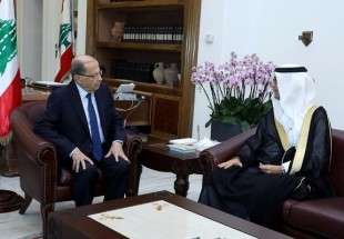 میشل عون با کاردار سعودی در بیروت درباره وضعیت سعدالحریری گفت و گو کرد