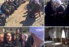 حضور امام جمعه پاوه و روحانيون اهل سنت در مناطق زلزله زده كرمانشاه