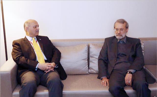 لاريجاني يؤكد على ضرورة حل الأزمة اليمنية عبر الحلول السياسية