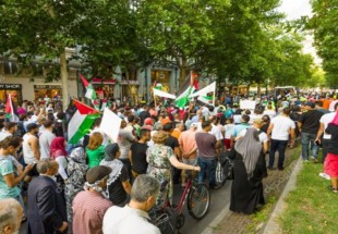 ​تظاهرات گسترده مردم آلمان در حمایت از ملت فلسطین