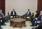 ​جابری انصاری با رئیس جمهوری سوریه دیدار کرد