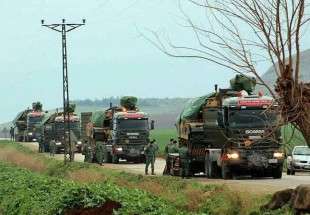 ​ارسال تجهیزات سنگین جدید ارتش ترکیه به شمال غرب سوریه
