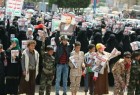 راهپیمایی بانوان یمنی در محکومیت حمله به صالح الصماد+عکس
