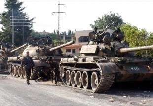 انتقال تجهیزات سنگین ارتش سوریه به جنوب این کشور
