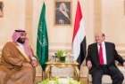 ​دیدار رئیس‌جمهور مستعفی یمن با بن سلمان
