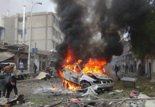 انفجار خودروی بمب گذاری شده در شرق استان حلب