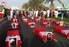 ​گردهمایی بزرگ مردم بحرین بر سر مزار شهدای این کشور