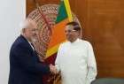ظريف يبحث مع الرئيس السريلانكي العلاقات الثنائية والقضايا الدولية والاقليمية