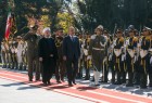 الرئيس الايراني يستقبل نظيره العراقي رسميا بقصر سعد آباد
