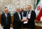 لاريجاني دعم الشعب الفلسطيني المظلوم يعتبر من واجبات جميع الشرفاء العالم