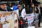 اعتصام أمام السفارة السعودية بلندن في الذكرى الثالثة لاستشهاد النمر