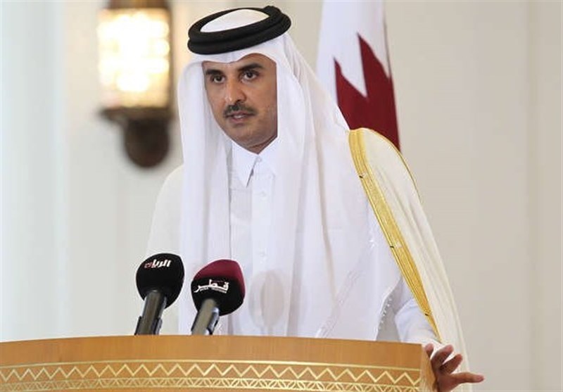 أمير قطر لروحاني: لن ننسى موقف ايران البناء إزاء حصار قطر