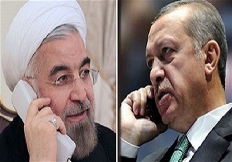 روحاني واردوغان يؤكدان على ضرورة مكافحة الارهاب واحلال الامن في المنطقة