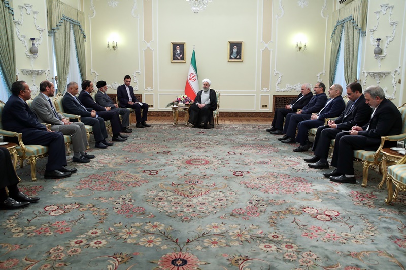 الرئيس روحاني: تواجد القوات الاجنبية السبب الرئيس وراء التوتر في المنطقة