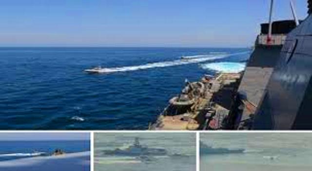 قيادة "سنتكام" الارهابية تزعم ان 11 قاربا عسكريا ايرانيا اقتربت من سفنها الحربية في منطقة الخليج الفارسي  