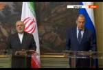 تاکید ظریف و لاوروف بر  غیرقانونی بودن اقدامات آمریکا علیه ایران