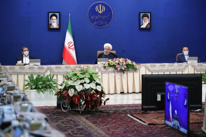 روحاني : مؤامرة الاعداء لتدمير الاقتصاد الايراني لن تنجح وستبوء بالفشل