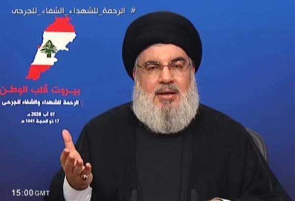 حزب اللہ کے سربراہ کا لبنانی عوام اور متاثرہ خاندانوں سے تعزيت،