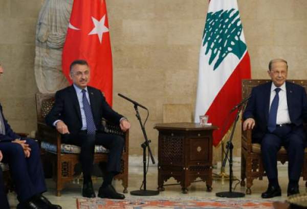 ترک نائب صدر اور وزیرخارجہ کی لبنانی صدر سے ملاقات،