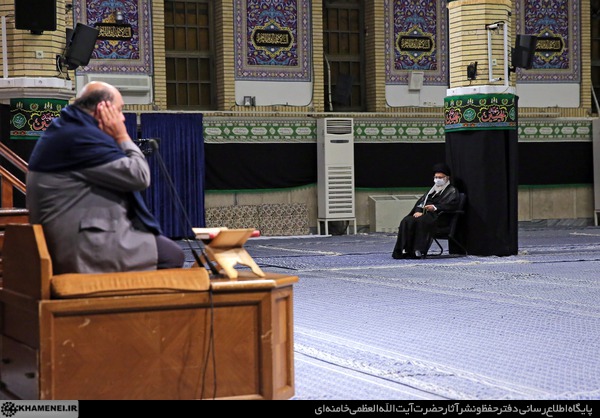 الليلة الأولى من مجلس عزاء أبي عبدالله الحسين عليه السلام بمشاركة الإمام الخامنئي  