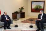 دیدار رئیس جمهور و نخست وزیر لبنان  و گفتگو پیرامون تشکیل دولت