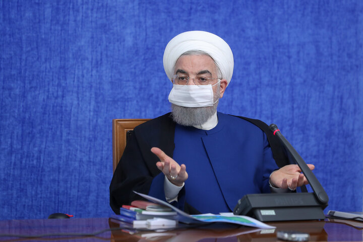 روحاني : رفع الحظر يحظى باهمية لنا ليس لبيع وشراء الاسلحة المهم هو استيفاء حقوقنا