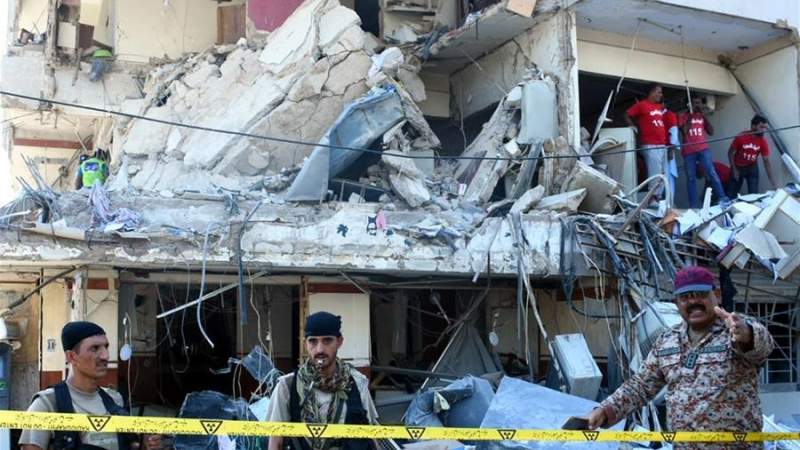 مدينة كراتشي الباكستانية تشهد اليوم انفجاراً يؤدي الى18 قتيلا وجريحا