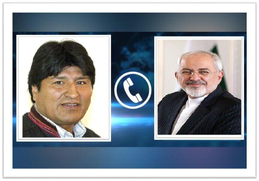 ايران تعلن عن توسيع العلاقات الثنائية مع بوليفيا في عهد الحكومة الشرعية الحالية
