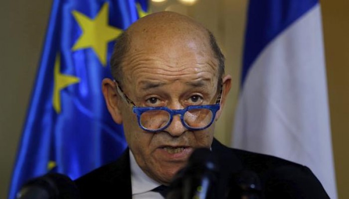 وزير خارجية فرنسا يلقي بياناً للعالم الإسلامي في مشيخة الأزهر الشريف في القاهرة