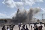فیلم لحظه انفجار در فرودگاه صنعا در یمن  