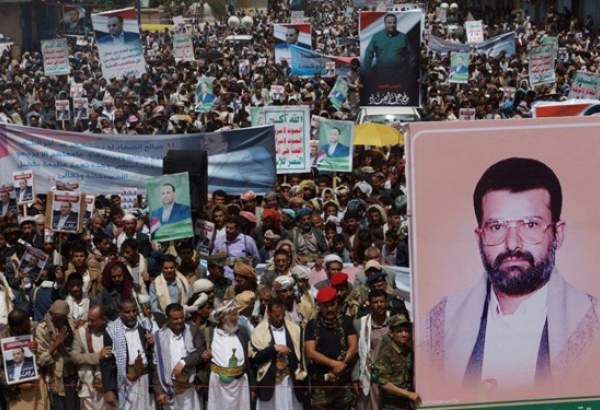 تظاهرات گسترده مردم یمن در اعتراض به تروریستی خواندن انصار الله