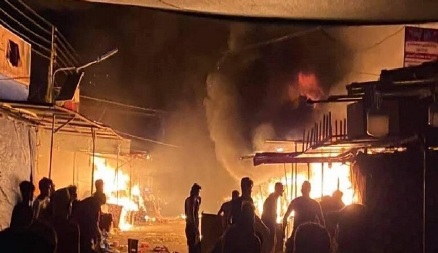 بعد حريق مستشفى بغداد.. حريقان جديدان في كركوك و تكريت ( العراق)