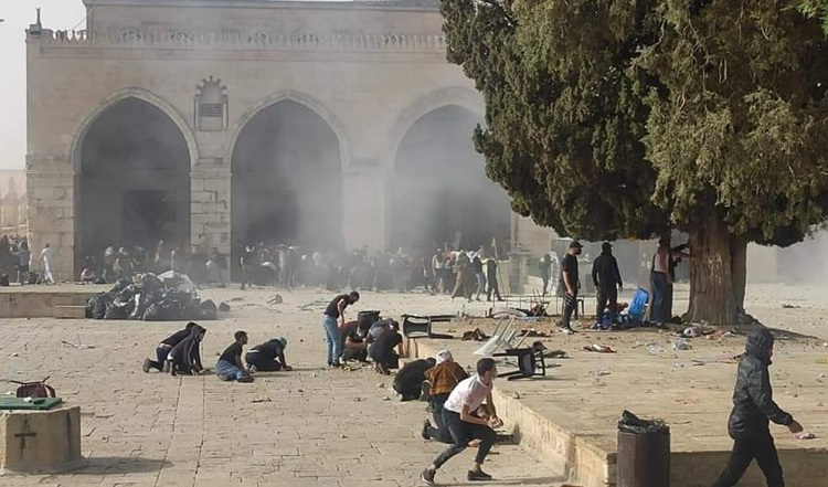 الاحتلال أطلق الغاز المسيل للدموع والرصاص المطاطي وقنابل الصوت