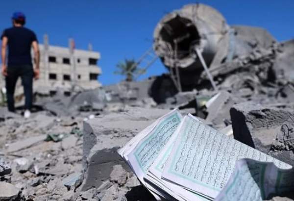 تخریب کامل سه مسجد در غزه در پی حملات رژیم صهیونیستی
